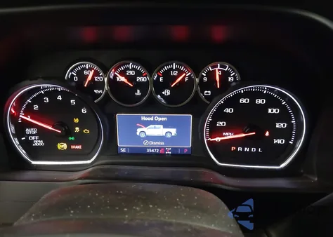 2021 Chevrolet Silverado 1500 4Wd Short Bed Lt z USA, uszkodzony, nr VIN 3GCUYDED4MG264143